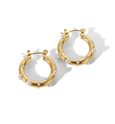 Rosie Earrings Pearls