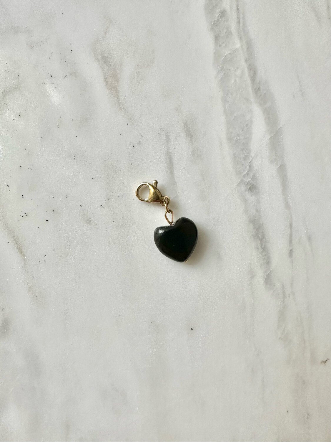 Charm Black Heart
