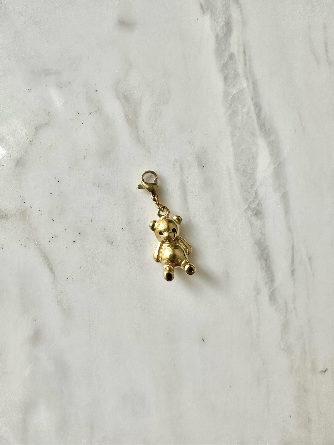 Charm Gold Teddy