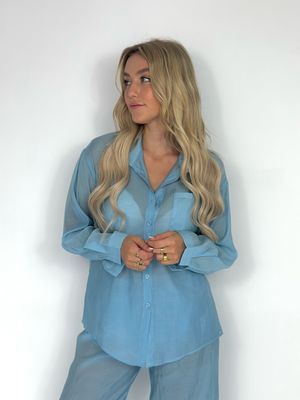 Leya Blouse Blue