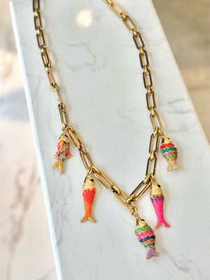 Fish Charm Necklace