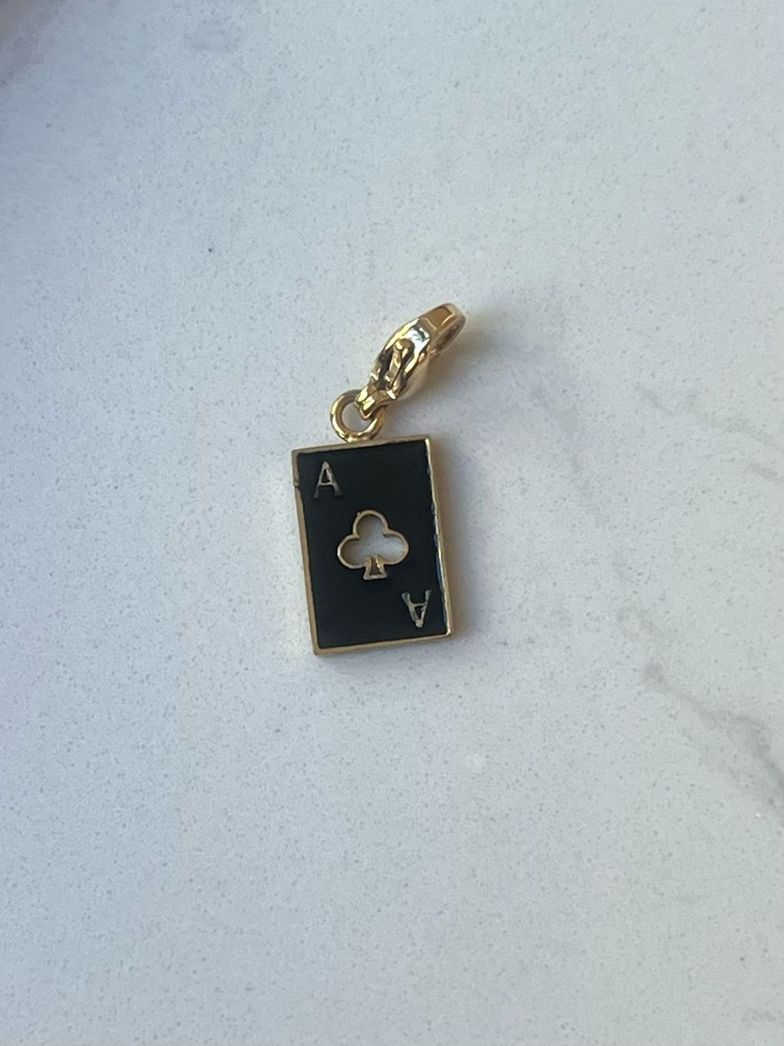 Black card charm