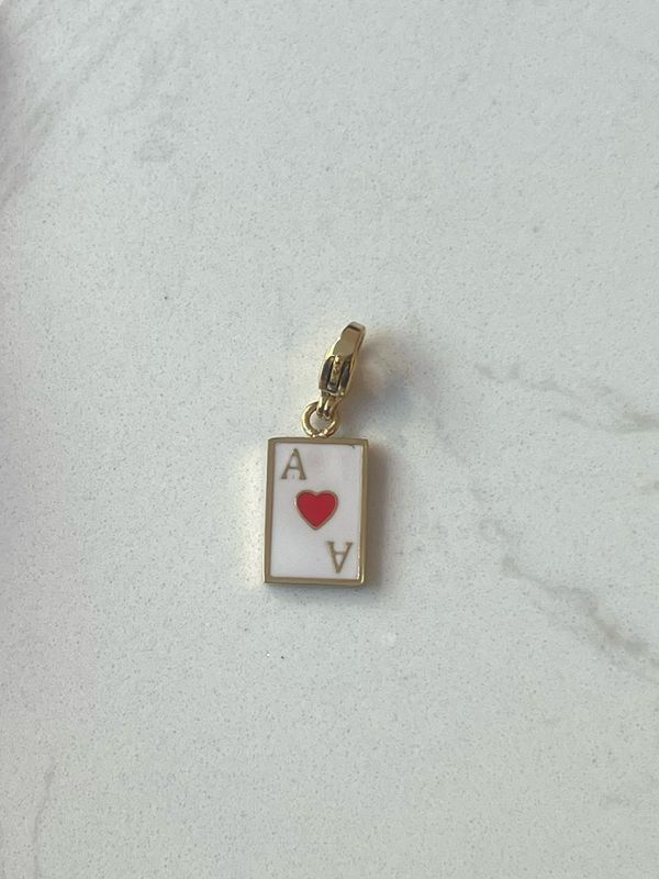 White card charm