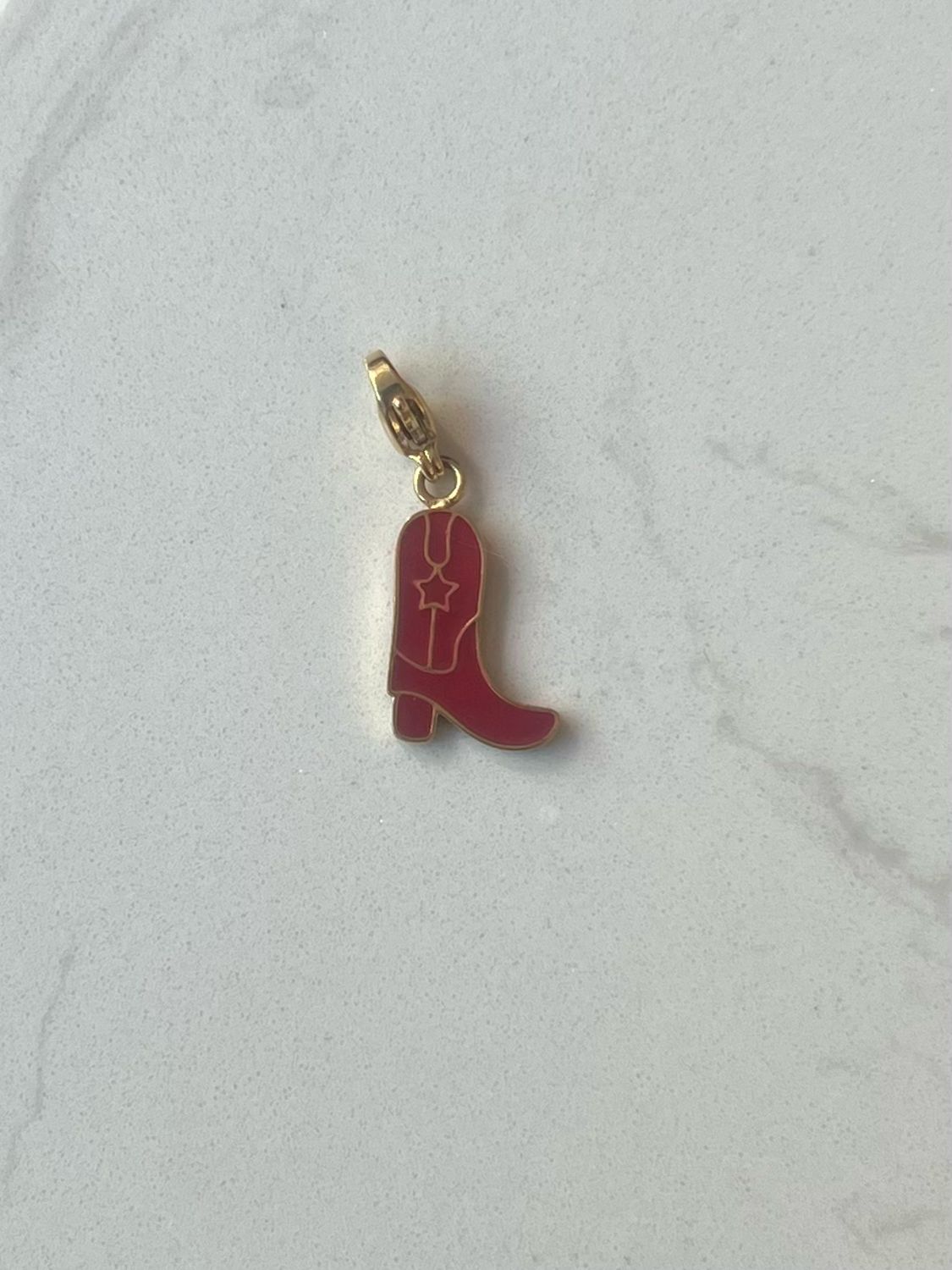 Cowboy boot charm