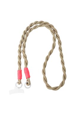 Milla Phone Chain Camel/Pink