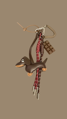 Key Chain Set Teckel Brown Choco