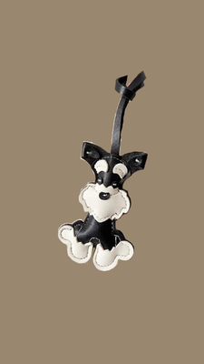 Key Chain Dog Black