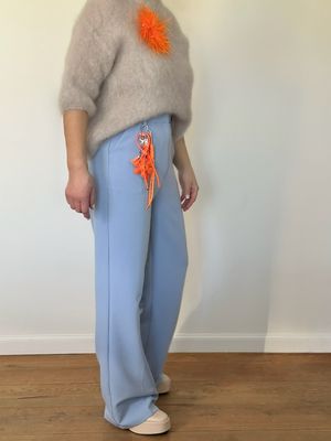 Key Chain Flower Orange