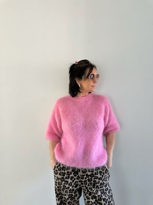 Sofie Pull 80% Kid-Mohair Pink