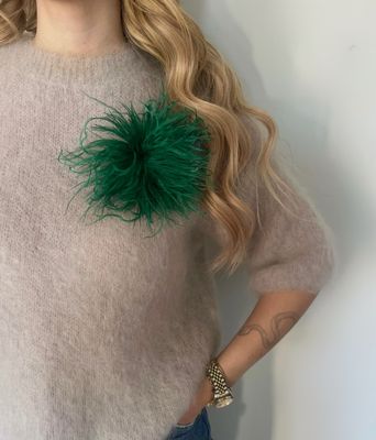Feather Dark Green