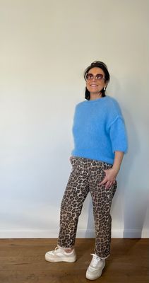 Jolien Pull 80% Kid-Mohair Light Blue