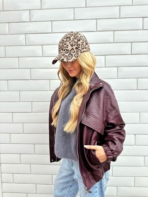 Selma Bomber Bordeaux
