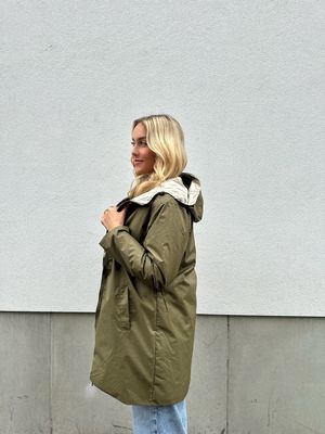 Sara Jacket Khaki/Metallic