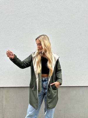 Sara Jacket Dark Green/Metallic