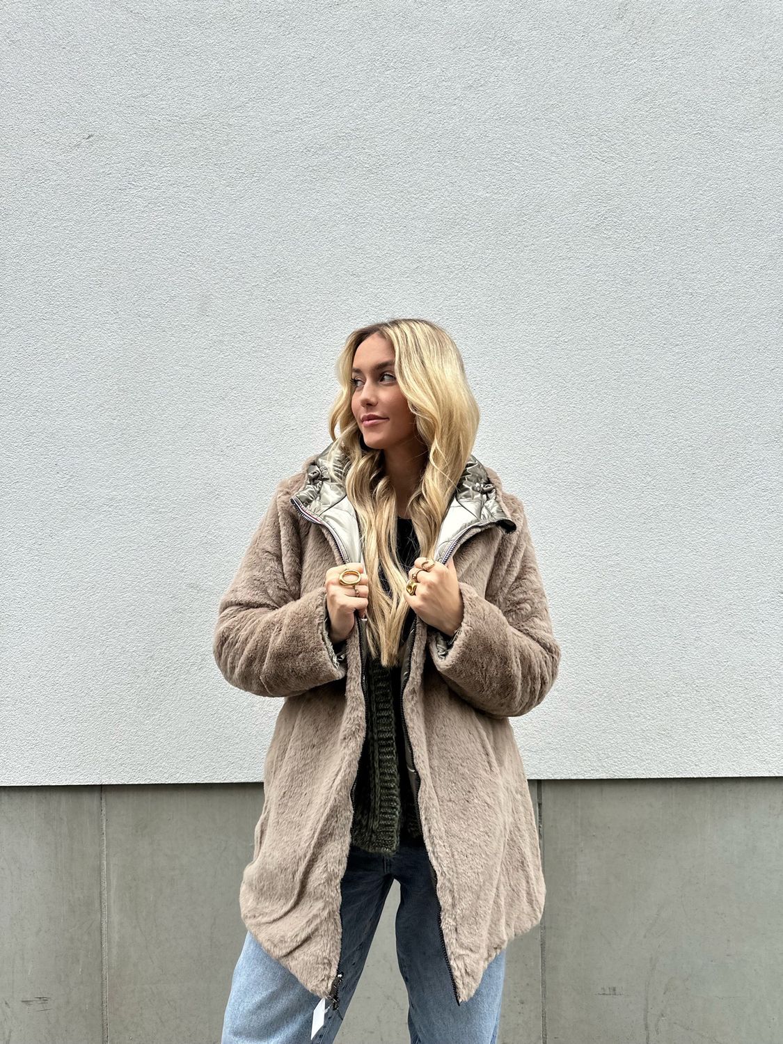 Sofie Jacket Beige/Metallic