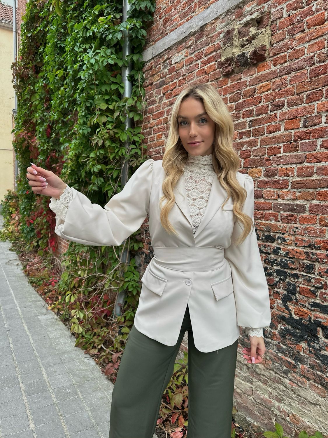 Laurien Blazer Cream