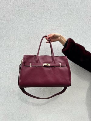 Bibi Bag Bordeaux Leer