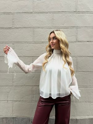 Céline Blouse White