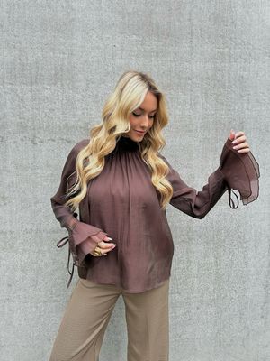 Céline Blouse Brown