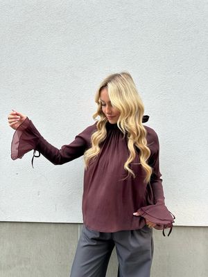 Céline Blouse Bordeaux