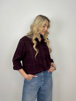 Hanna Blouse Bordeaux