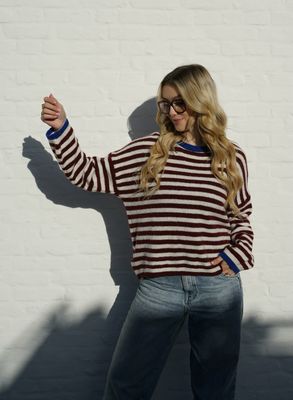 Lola Pull Bordeaux/Blue