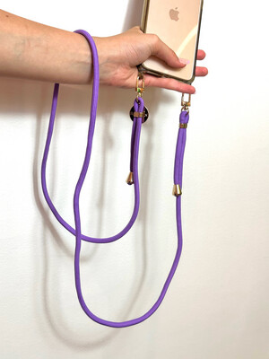 Luna Phone Chain Dark Purple