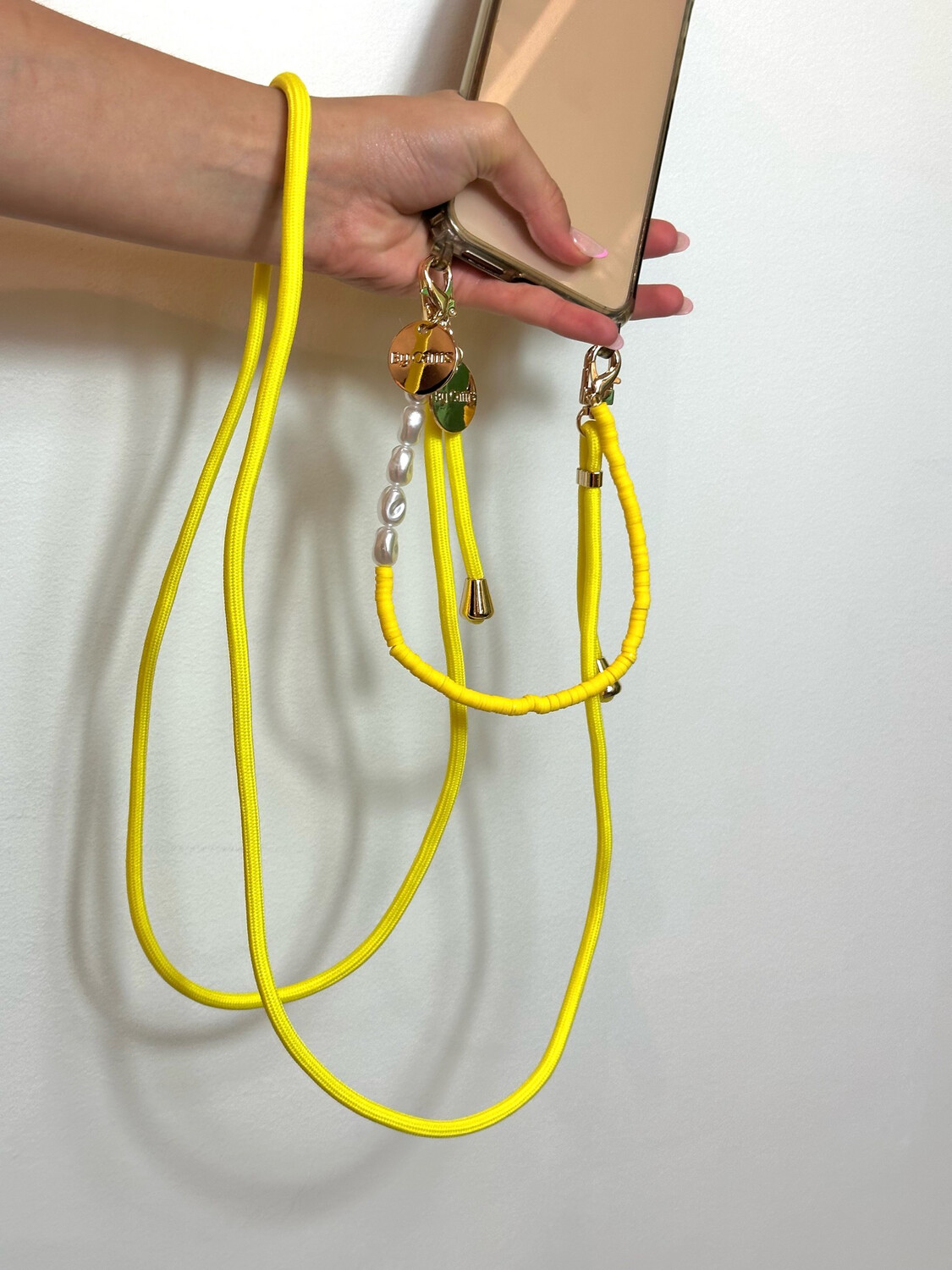 Laura Phone Chain Yellow