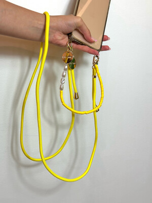 Laura Phone Chain Yellow