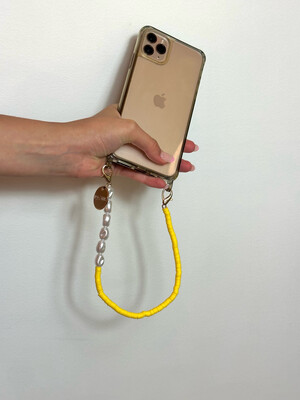 Laura Phone Chain Yellow