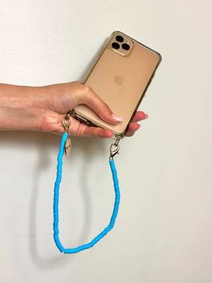 Lena Phone Chain Light Blue
