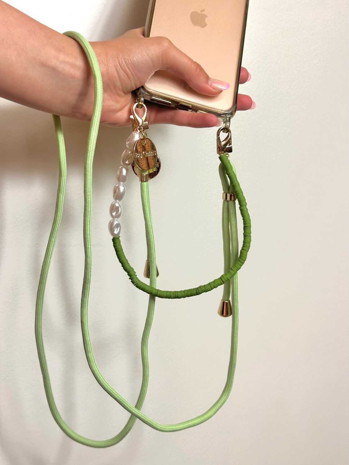 Luna Phone Chain Olive Green