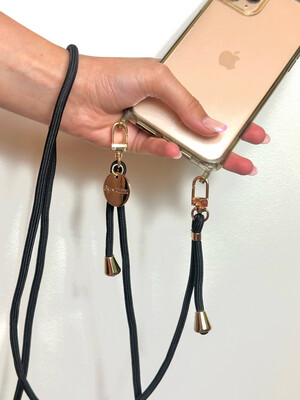 Luna Phone Chain Black