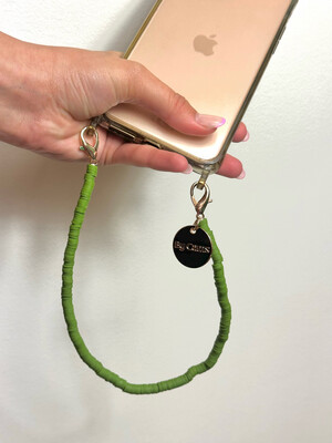 Lena Phone Chain Olive Green