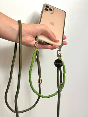 Luna Phone Chain Khaki Green