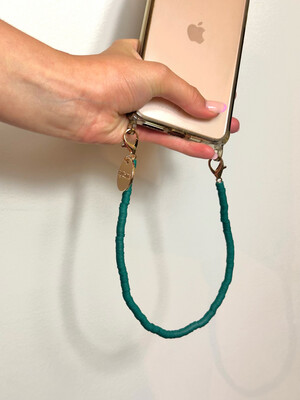 Lena Phone Chain Old Green