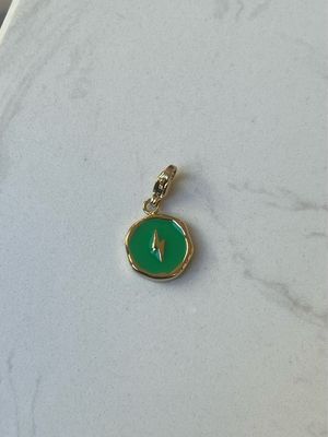 Green Lightning charm