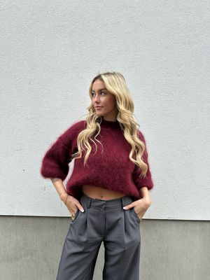 Flore Pull Bordeaux
