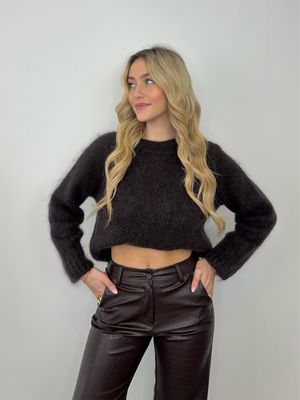 Flora Pull Brown