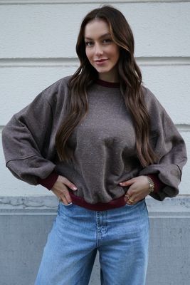 Felien Balloon Pull Brown/Bordeaux