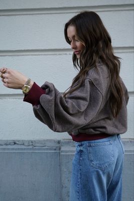Felien Balloon Pull Brown/Bordeaux