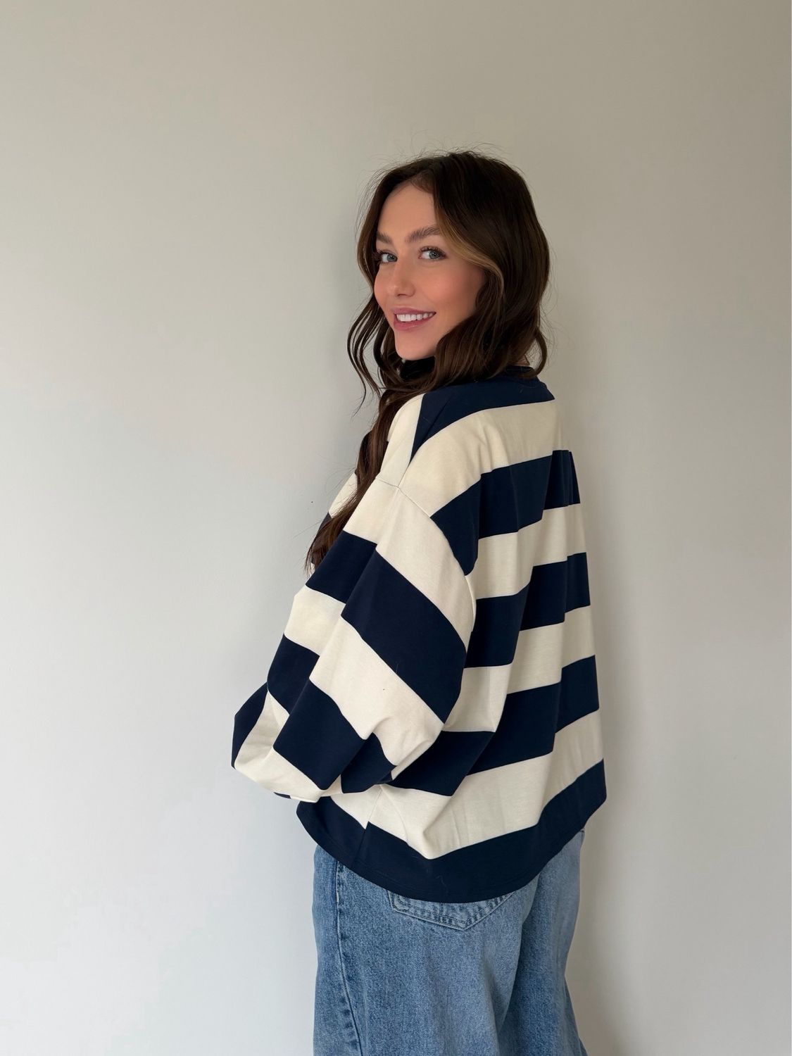 Lynn Shirt Blue/White