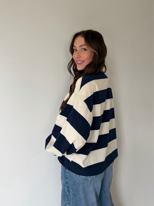 Lynn Shirt Blue/White