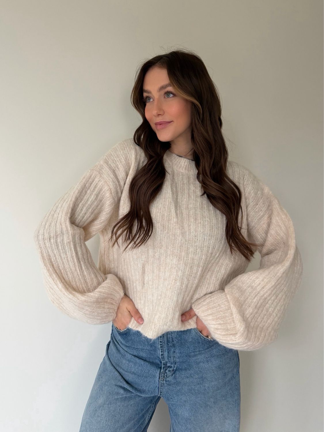 Elodie Pull Beige Elodie Pull Beige