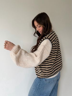 Zoë Bodywarmer Beige/Brown