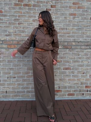 Esther Blouse Taupe