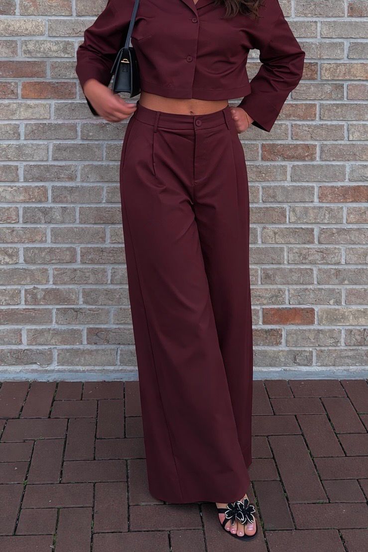 Esther Pants Bordeaux