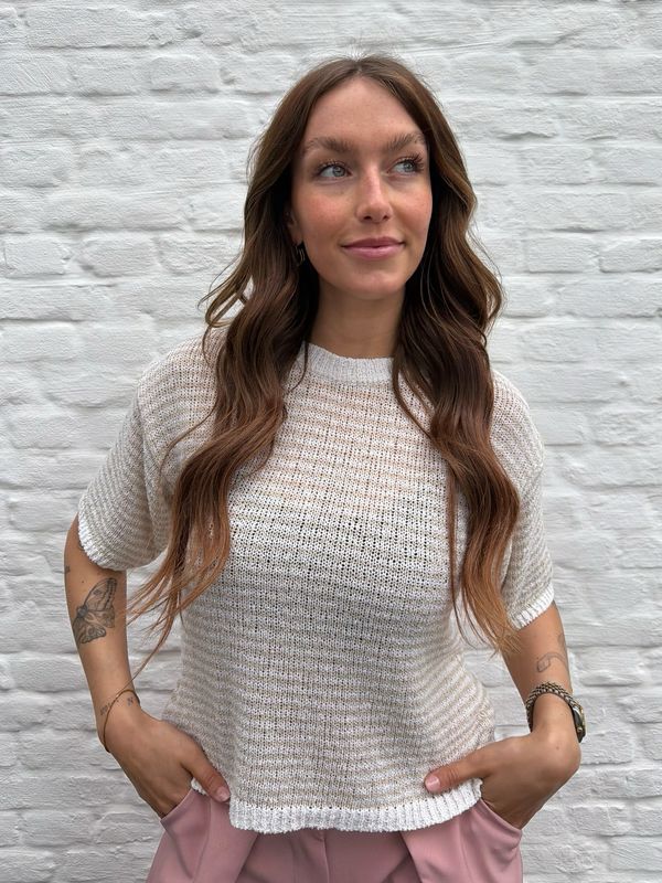 Mia T-Shirt Beige