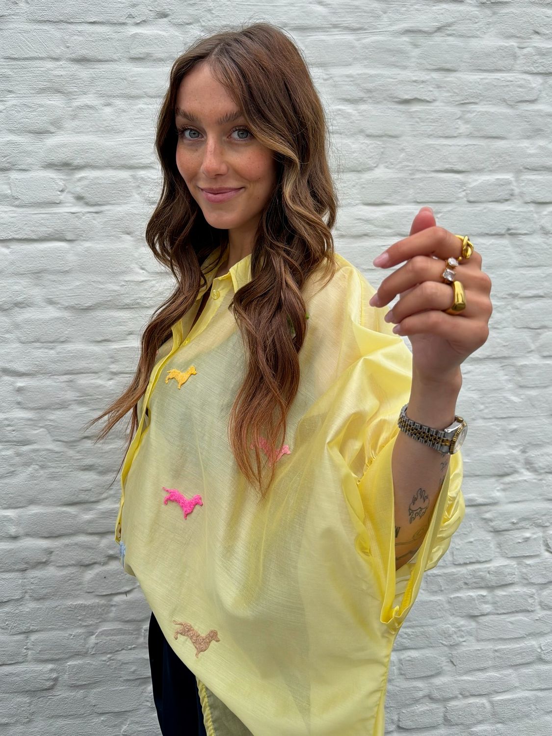 Teckel Blouse Yellow