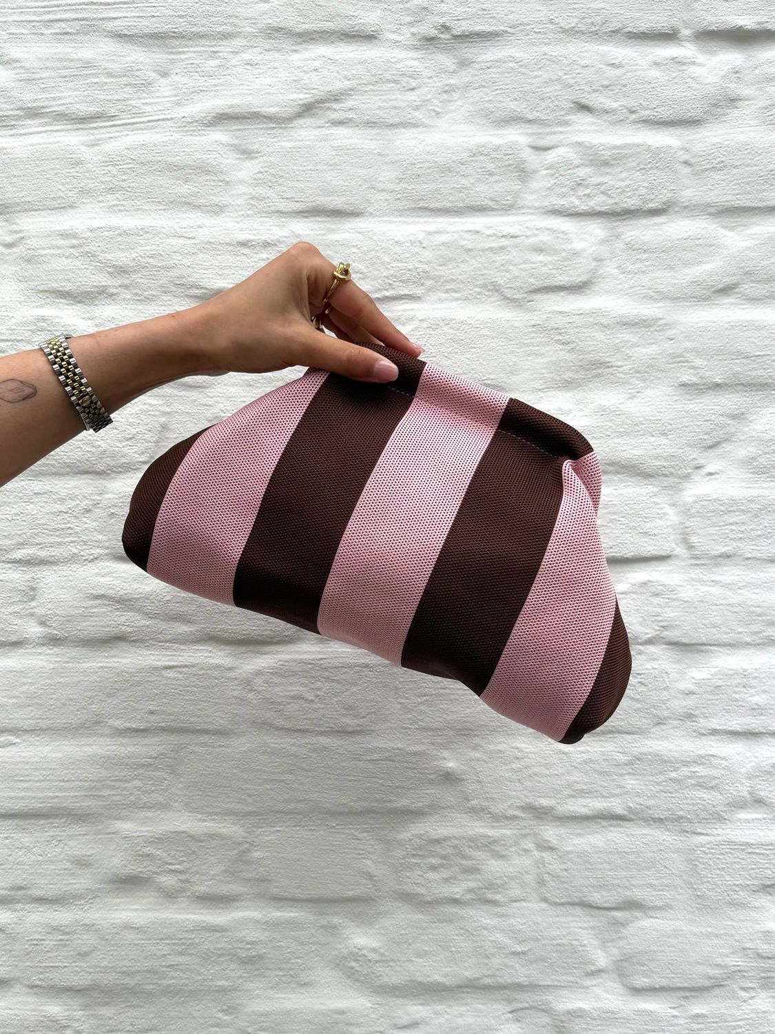 Lina Bag Pink/Brown